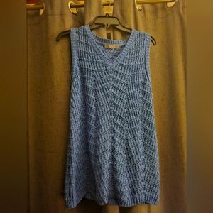 Marled Reunited Purple Knit Tank Size M